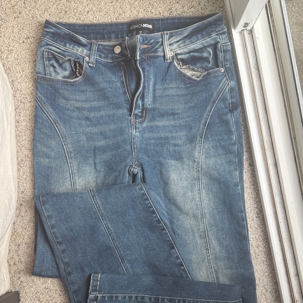 Fashion Nova Classic Blue Jeans